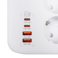 Мережевий фільтр (подовжувач) LP F65WG4 (3x230V-3520W, 2xUSB-60W, 2xType-C 65W QC/PD) Мережевий фільтр (подовжувач) LP F65WG4 (3x230V-3520W, 2xUSB-60W, 2xType-C 65W QC/PD)