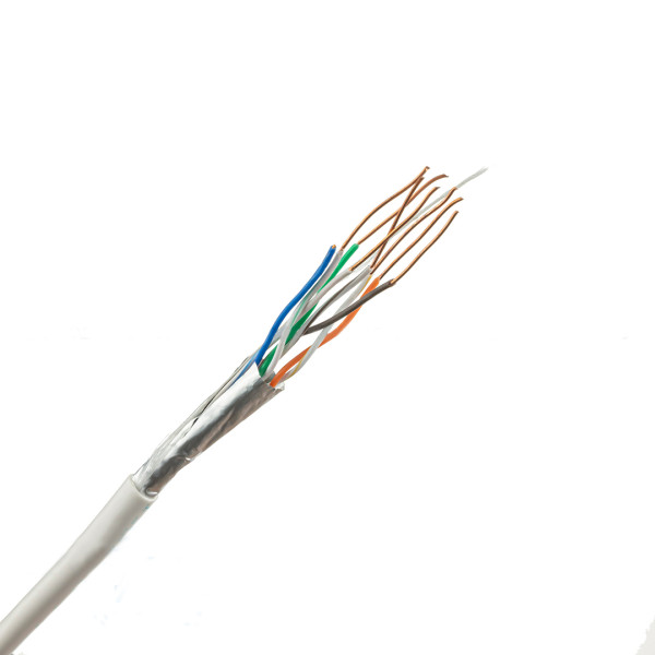Кабель для внутрішньої прокладки DKZ CU Cat.5e FTP 4x2x0.50 мм 305 м Кабель для внутрішньої прокладки DKZ CU Cat.5e FTP 4x2x0.50 мм 305 м