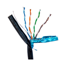 Кабель мережевий кручена пара для наружн.робіт Gear САТ.5E FTP-CU-4Px2x0.51 Copper-double jacket PVC+PE