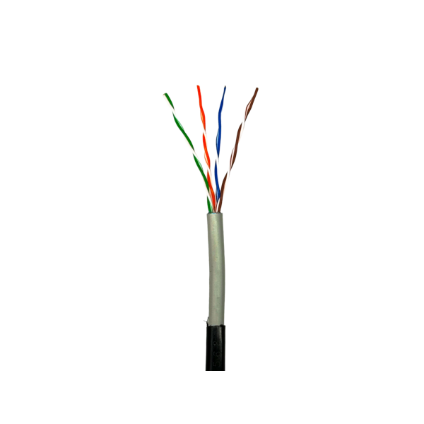 Кабель мережевий кручена пара CAT.5E UTP-CU-4Px2x0.51 Outdoor PVC+PE для зовнішніх робіт з швидкістю до 1 Гбіт/с