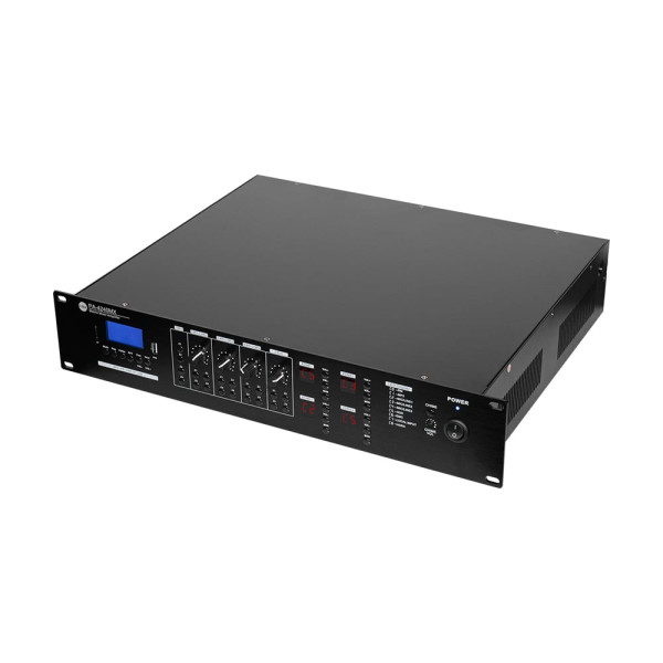 Матрицевий мікшуючий підсилювач CMX PA-4240MX, 4 зони, 240 Вт з Bluetooth, MP3, FM-тюнер для озвучення приміщень 19" Матрицевий мікшуючий підсилювач CMX PA-4240MX, 4 зони, 240 Вт з Bluetooth, MP3, FM-тюнер для озвучення приміщень 19"