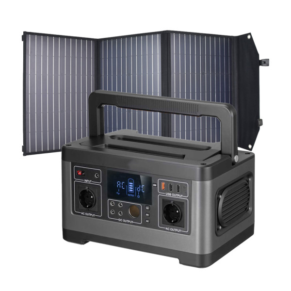 Комплект Зарядна станція PPS-500WE + Сонячна панель New Energy Technology 100W Solar Charger Комплект Зарядна станція PPS-500WE + Сонячна панель New Energy Technology 100W Solar Charger