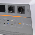 Зарядная станция 2000W/1536Wh CTECHI ST2000 для портативного питания устройств с функцией быстрой зарядки и чистой синусоидой Зарядная станция 2000W/1536Wh CTECHI ST2000 для портативного питания устройств с функцией быстрой зарядки и чистой синусоидой