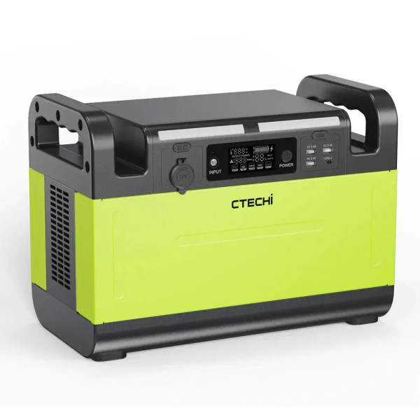 Зарядна станція CTECHi PPS-GT1500 потужністю 1500W/1210Wh Зарядна станція CTECHi PPS-GT1500 потужністю 1500W/1210Wh