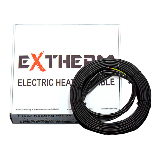 Нагрівальний кабель двожильний Extherm ETС ECO 20-1000 Нагрівальний кабель двожильний Extherm ETС ECO 20-1000