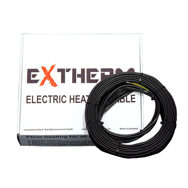 Нагрівальний кабель двожильний Extherm ETС ECO 20-2500 Нагрівальний кабель двожильний Extherm ETС ECO 20-2500