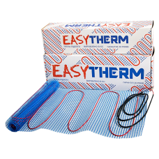 Нагрівальний мат двожильний Easytherm EM 1.00 для комфортного опалення приміщення під плитку або ламінат, товщина 4 мм, простий в установці та експлуатації