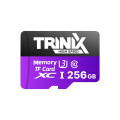 Карта пам'яті microSDXC 256GB Trinix U3 V30 A1 з SD-адаптером для відеореєстратора з швидкістю читання до 100 МБ/с та класом продуктивності A1 Карта пам'яті microSDXC 256GB Trinix U3 V30 A1 з SD-адаптером для відеореєстратора з швидкістю читання до 100 МБ/с та класом продуктивності A1