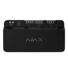 Модуль для додаткового живлення пристроїв AJAX LineSupply (45 W) Fibra black