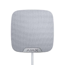 Дротова сирена для приміщень AJAX HomeSiren Fibra (white)