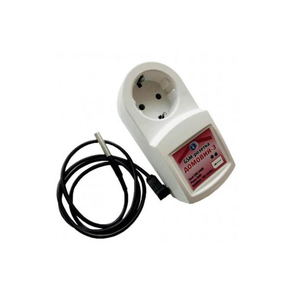 GSM-розетка DOMOVOI-3 (ДОМОВИЙ-3) з датчиком температури GSM-розетка DOMOVOI-3 (ДОМОВИЙ-3) з датчиком температури