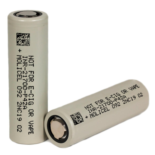 Акумулятор Li-ion 4,2Ah 3.7V 21700 Molicel INR21700-P42A Акумулятор Li-ion 4,2Ah 3.7V 21700 Molicel INR21700-P42A
