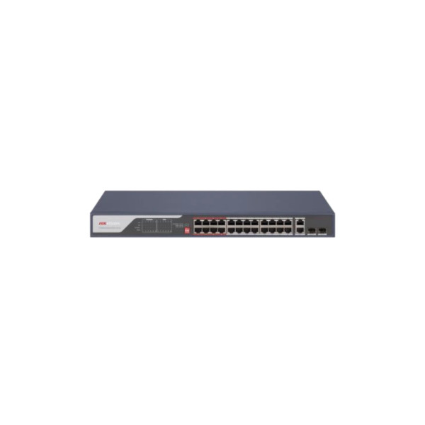 Unmanaged PoE-коммутатор Hikvision DS-3E0326P-E(C) с 24 портами PoE Unmanaged PoE-коммутатор Hikvision DS-3E0326P-E(C) с 24 портами PoE
