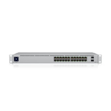 РоЕ-коммутатор 24 порта Gigabit Ethernet Ubiquiti UniFi Switch 24 PoE (USW-24-POE) для сетевой инфраструктуры с поддержкой PoE+