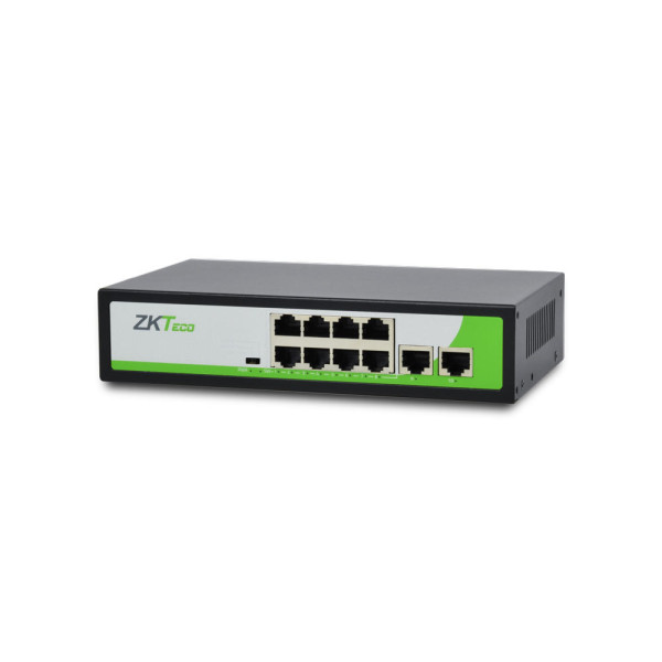 PoE-комутатор ZKTeco ZK-PoE82N-120W з 8 портами PoE PoE-комутатор ZKTeco ZK-PoE82N-120W з 8 портами PoE