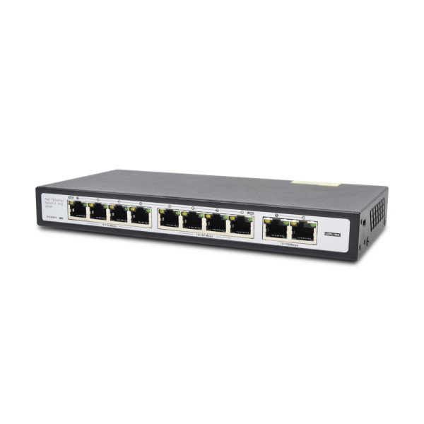 Некерований PoE-комутатор ATIS PoE-1010-8P Pro з 8 портами PoE Некерований PoE-комутатор ATIS PoE-1010-8P Pro з 8 портами PoE