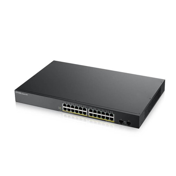 Смарт-керований комутатор на 24 порти з PoE ZyXEL GS1900-24HPv2 (GS190024HPV2-EU0101F) Смарт-керований комутатор на 24 порти з PoE ZyXEL GS1900-24HPv2 (GS190024HPV2-EU0101F)