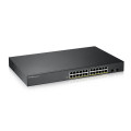 Смарт-керований комутатор на 24 порти з PoE ZyXEL GS1900-24HPv2 (GS190024HPV2-EU0101F) Смарт-керований комутатор на 24 порти з PoE ZyXEL GS1900-24HPv2 (GS190024HPV2-EU0101F)