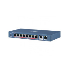 Unmanaged PoE коммутатор Hikvision DS-3E0310HP-E с 8 портами PoE