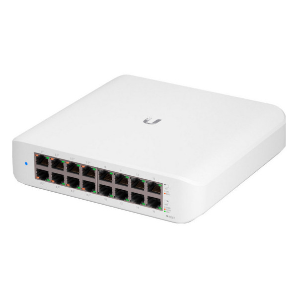 РоЕ-комутатор для мережі Ubiquiti UniFi Switch Lite 16 PoE (USW-LITE-16-POE) з 8 портами PoE для IP камер та точок доступу РоЕ-комутатор для мережі Ubiquiti UniFi Switch Lite 16 PoE (USW-LITE-16-POE) з 8 портами PoE для IP камер та точок доступу