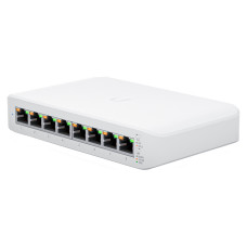 РоЕ-коммутатор Ubiquiti UniFi Switch Lite 8 PoE для сети с 8 портами RJ45, 4 PoE+ порта, 52 Вт, управление через UniFi Controller