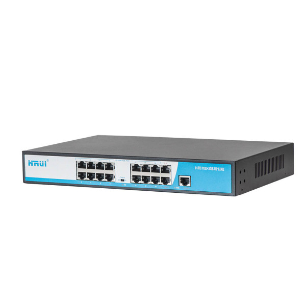 Некерований POE-комутатор HR901-AF-143G Некерований POE-комутатор HR901-AF-143G