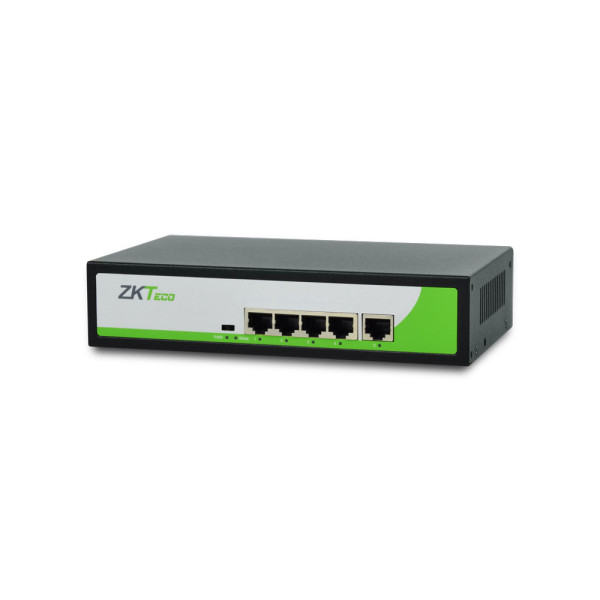 PoE-комутатор ZKTeco ZK-PoE41N-55W з 4 портами PoE PoE-комутатор ZKTeco ZK-PoE41N-55W з 4 портами PoE