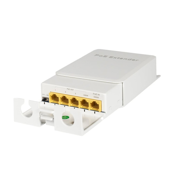 PoE-розширювач 4-портовий NVC-POE 4/1000 для мережевого живлення до 90 Вт, ідеальний для IP камер та систем відеоспостереження PoE-розширювач 4-портовий NVC-POE 4/1000 для мережевого живлення до 90 Вт, ідеальний для IP камер та систем відеоспостереження