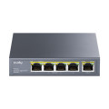 PoE-розширювач 5-портовий Cudy POE40 1 порт PoE++ гігабітний 60W для живлення IP камер на відстань до 100 метрів з виходом 30 Вт на порт PoE-розширювач 5-портовий Cudy POE40 1 порт PoE++ гігабітний 60W для живлення IP камер на відстань до 100 метрів з виходом 30 Вт на порт