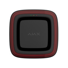 Бездротовий адресний пожежний оповіщувач Ajax EN54 FireProtect (Sounder/VAD) Jeweller black світлозвуковий