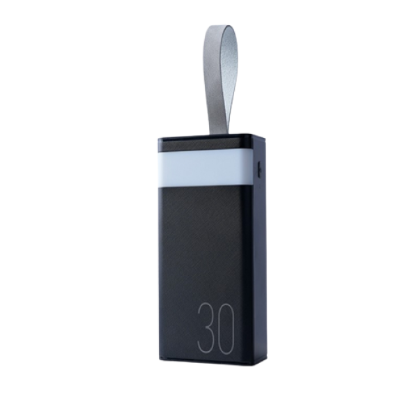 Зовнішній акумулятор Remax Chinen Type-C 20W + 2USB 22.5W 30000mAh LED Черный (RPP-320) Зовнішній акумулятор Remax Chinen Type-C 20W + 2USB 22.5W 30000mAh LED Черный (RPP-320)