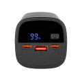 Повербанк 20000mAh TPB-6020PD Black с PD 65W для быстрой зарядки устройств, USB и Type-C, дисплей индикации заряда, компактный и легкий Повербанк 20000mAh TPB-6020PD Black с PD 65W для быстрой зарядки устройств, USB и Type-C, дисплей индикации заряда, компактный и легкий