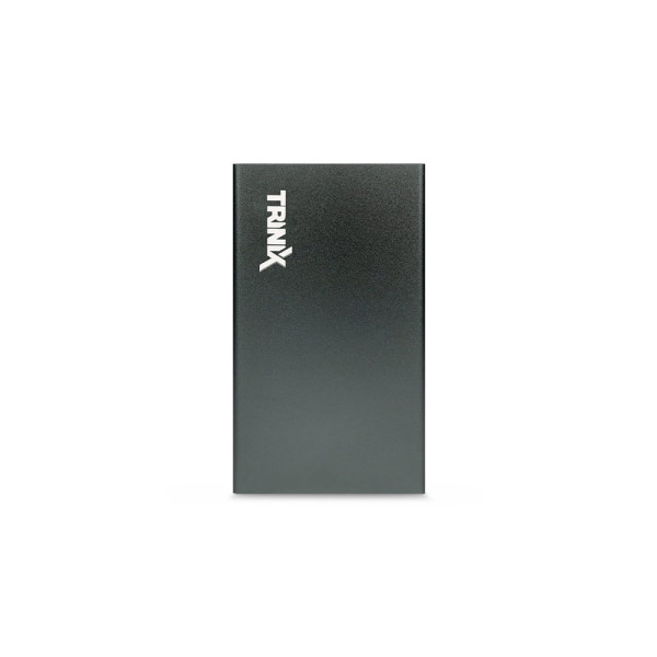 Повербанк 10000mAh Trinix TPB-4510PD серый 45W с литий-полимерной батареей для быстрой зарядки устройств через Type-C и USB-A