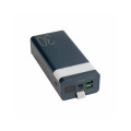 Повербанк REMAX RPP-320B 30000 мА·год з технологіями Power Delivery та Quick Charge для швидкої зарядки пристроїв і цифровим дисплеєм стану заряду