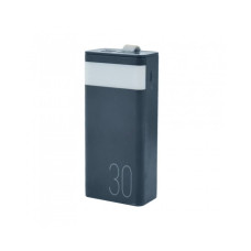 Повербанк REMAX RPP-320B 30000 мА·год з технологіями Power Delivery та Quick Charge для швидкої зарядки пристроїв і цифровим дисплеєм стану заряду