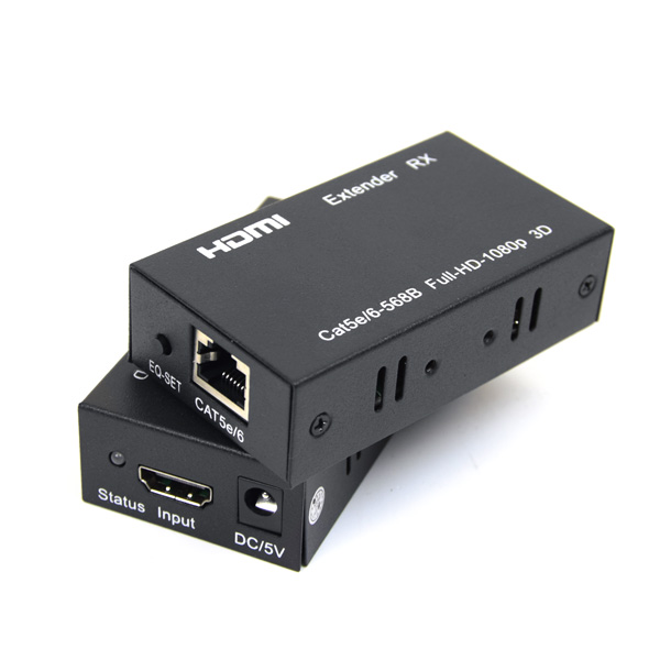 Активний приймач-передавач ATIS HDMI Extender через UTP на 60 м Активний приймач-передавач ATIS HDMI Extender через UTP на 60 м