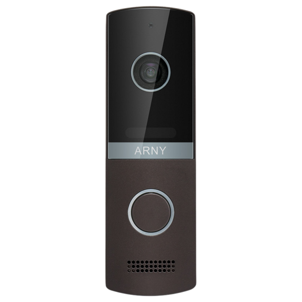 Відеопанель ARNY AVP-NG230 2Мп коричнева для домофону з Full HD сенсором, широким кутом огляду та надійним захистом у будь-яких погодних умовах