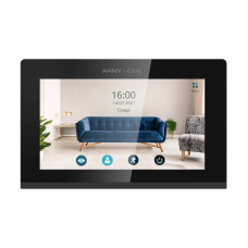 Відеодомофон 7'' Wi-Fi IPS ARNY AVD-742A для контролю доступу та безпеки дому, чорний