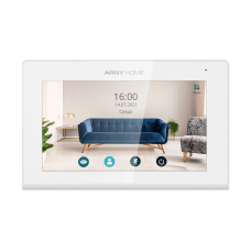 Відеодомофон ARNY AVD-742A 7'' Wi-Fi IPS для системи безпеки та домофону, білий, з детекцією руху та доступом через смартфон