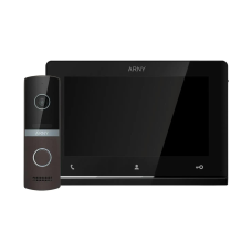 Комплект домофонный ARNY AVD-7123 (AVD-710 2Мп 7" TFT + AVP-NG230 2Мп), Black + Brown