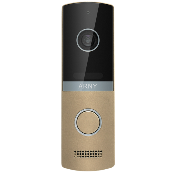 Видеопанель ARNY AVP-NG230 1Мп Champagne для домофона с HD видеосенсором и широким углом обзора 120°, стильный дизайн и защищенный корпус для эксплуатации в любых условиях Видеопанель ARNY AVP-NG230 1Мп Champagne для домофона с HD видеосенсором и широким углом обзора 120°, стильный дизайн и защищенный корпус для эксплуатации в любых условиях