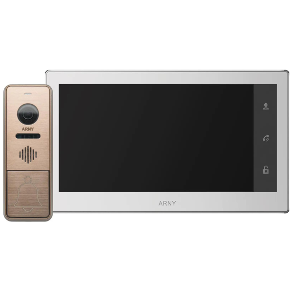 Комплект домофонный ARNY AVD-7430 (AVD-740 2Мп 7" IPS + AVP-NG430 2Мп), White + Brown Комплект домофонный ARNY AVD-7430 (AVD-740 2Мп 7" IPS + AVP-NG430 2Мп), White + Brown