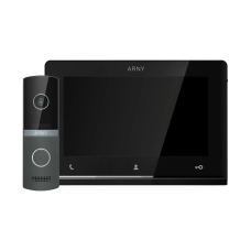 Комплект домофонный AVD-7123 (AVD-710 2Мп 7" TFT + AVP-NG230 2Мп) для домофона, черный + графитный, с детектором движения и широким углом обзора