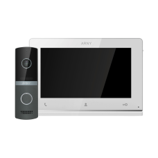Комплект домофонный ARNY AVD-7121 (AVD-710 2Мп 7" TFT + AVP-NG230 1Мп), White + Graphite