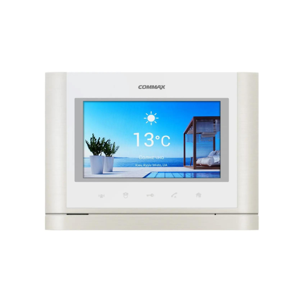 Відеодомофон Commax CMV-70MX 7'' Wi-Fi Android ZigBee для безпеки та комфортного спілкування з відвідувачами Відеодомофон Commax CMV-70MX 7'' Wi-Fi Android ZigBee для безпеки та комфортного спілкування з відвідувачами