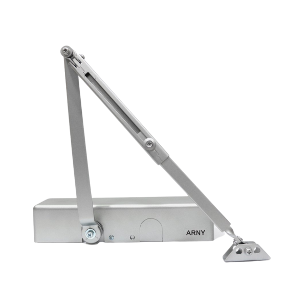 Доводчик дверей ARNY F1900-16 Silver для коммерческого использования, регулируемое закрытие дверей, вес до 120 кг, ширина до 1400 мм Доводчик дверей ARNY F1900-16 Silver для коммерческого использования, регулируемое закрытие дверей, вес до 120 кг, ширина до 1400 мм