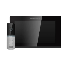Комплект видеодомофона ARNY AVD-7423A Wi-Fi для безопасности жилья 7" Wi-Fi IPS + видеопанель AVP-NG230 2Мп, Black + Silver