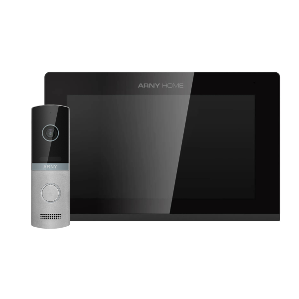 Комплект домофонний ARNY AVD-7423A Wi-Fi для домофону (AVD-742A 7" IPS + AVP-NG230 2 Мп), Чорний + Сріблястий Комплект домофонний ARNY AVD-7423A Wi-Fi для домофону (AVD-742A 7" IPS + AVP-NG230 2 Мп), Чорний + Сріблястий