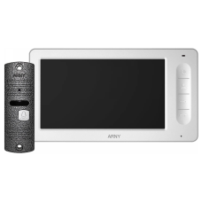Комплект домофонный ARNY AVD-7005 (AVD-705 + AVP-05 NEW), White + Gray