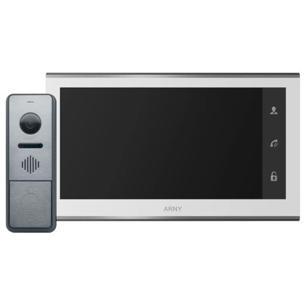 Комплект домофонный ARNY AVD-7330 (AVD-730 2Мп 7'' Wi-Fi IPS + AVP-NG430 2Мп), White + Gray Комплект домофонный ARNY AVD-7330 (AVD-730 2Мп 7'' Wi-Fi IPS + AVP-NG430 2Мп), White + Gray